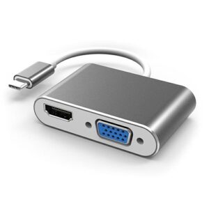 مبدل تایپ سی به HDMI ، VGA ، TYPE-C