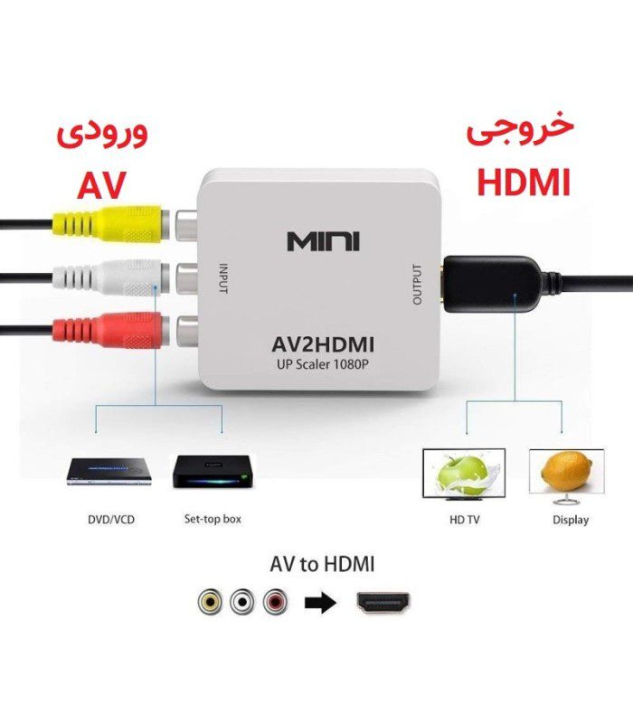 av به hdmi مدل mini