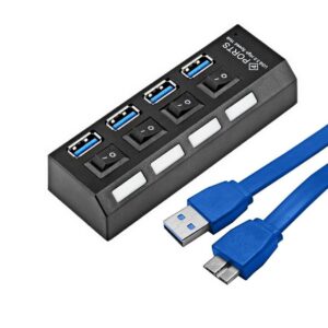 هاب USB 3.0 کلید دار 4 پورت