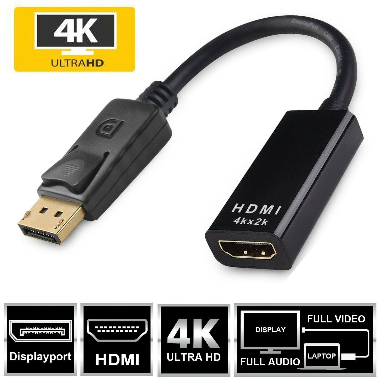 تبدیل دیسپلی پورت به اچ دی ام ای 4K