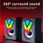 اسپیکر دوتیکه RGB R8مدل SP03