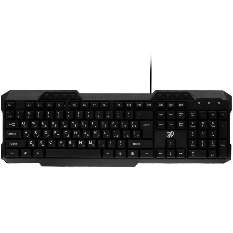 کیبورد X4Tech مدل X33 با کیفت عالی سیم دار یو اس بی